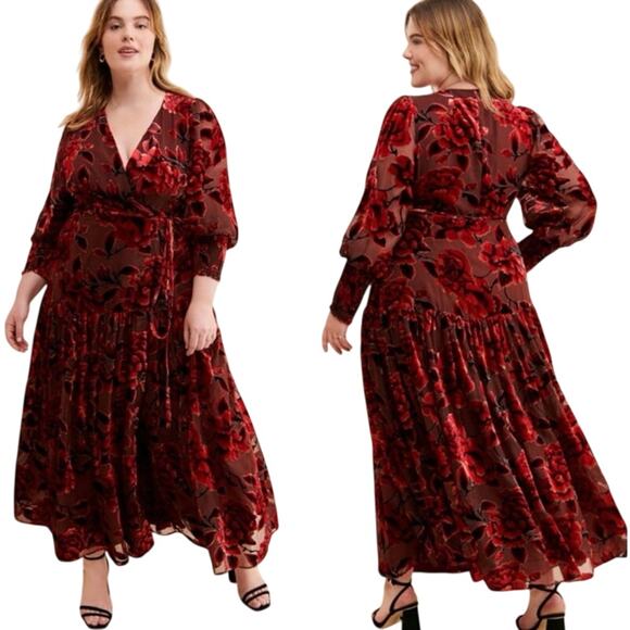 HUTCH Anthropologie May Wrap Dress Size 3X New with Tag MSRP $374 - Picture 1 of 16